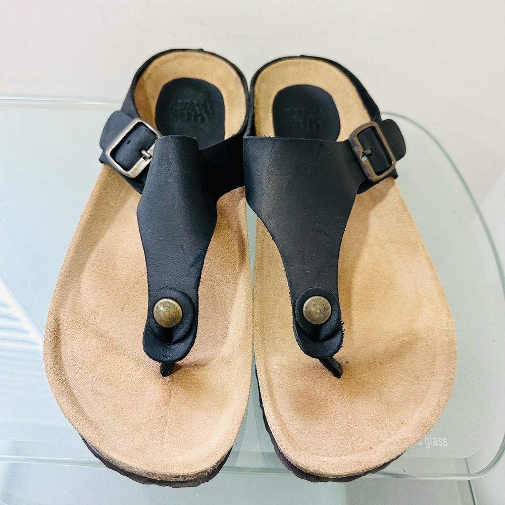 Nazare Water Fun Women’s Sandals Brown Leather Size 10,5 Super Comfortable